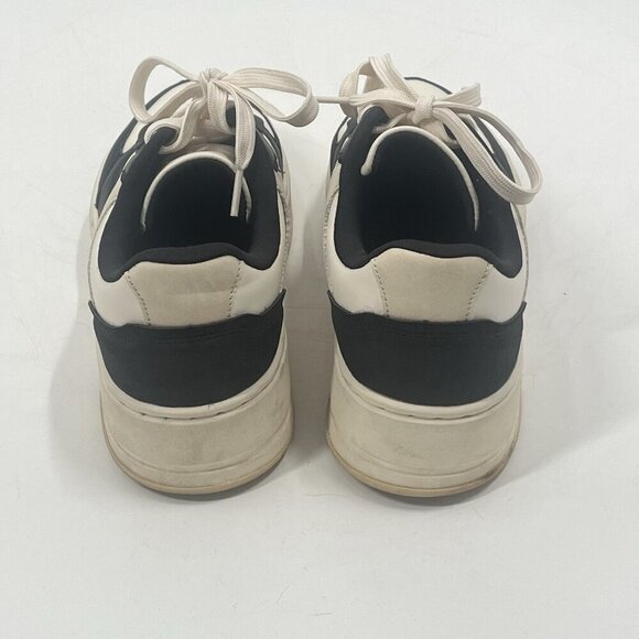 Zara Black White Platform Retro Sneakers Sz 39 Sz 8.5 - Picture 4 of 7